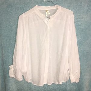 white blouse L NWT